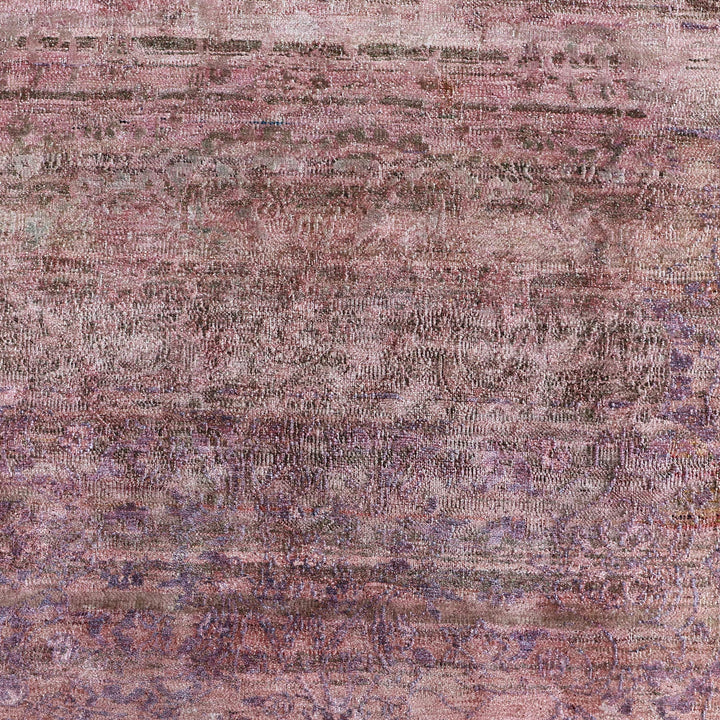 Purple Multicolored Alchemy Silk Rug - 8'10" x 11'11"