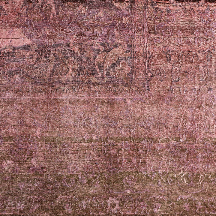 Purple Multicolored Alchemy Silk Rug - 8'10" x 11'11"