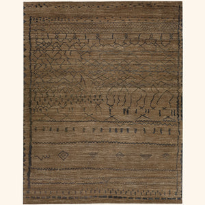 Brown Alchemy Transitional Wool Rug - 9'3" x 11'9"