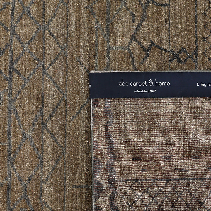 Brown Alchemy Transitional Wool Rug - 9'3" x 11'9"