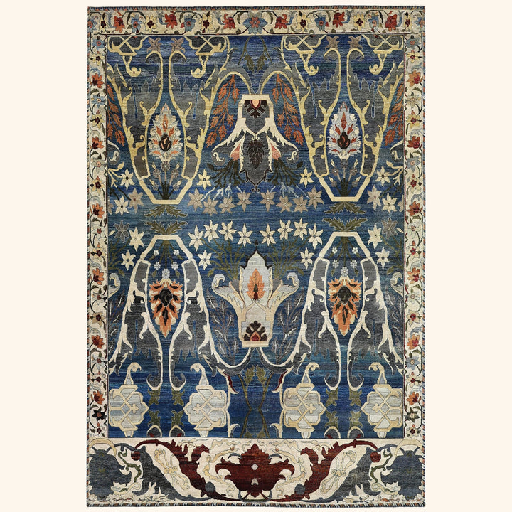 Blue Alchemy Traditional Wool Rug - 9'8" x 14'9"