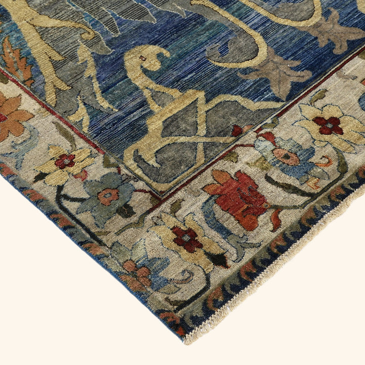 Blue Alchemy Traditional Wool Rug - 9'8" x 14'9"