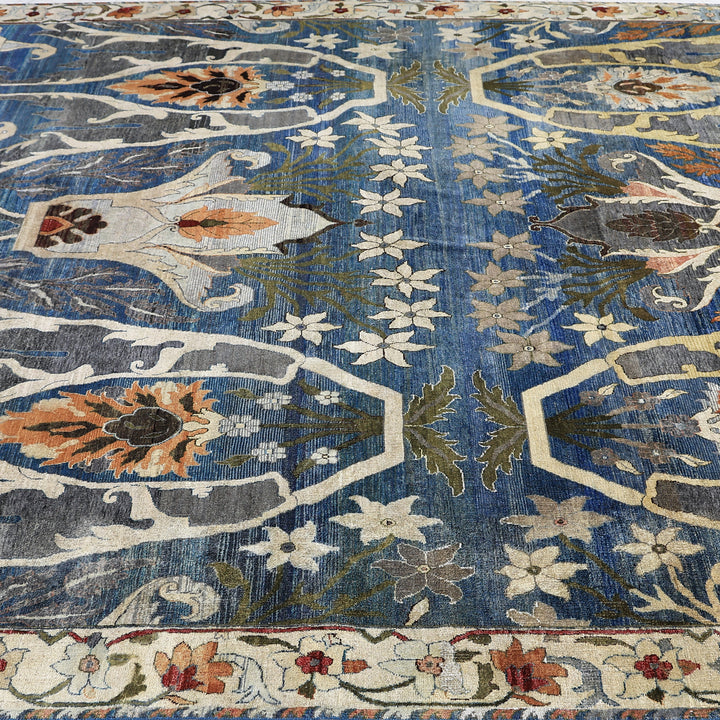 Blue Alchemy Traditional Wool Rug - 9'8" x 14'9"