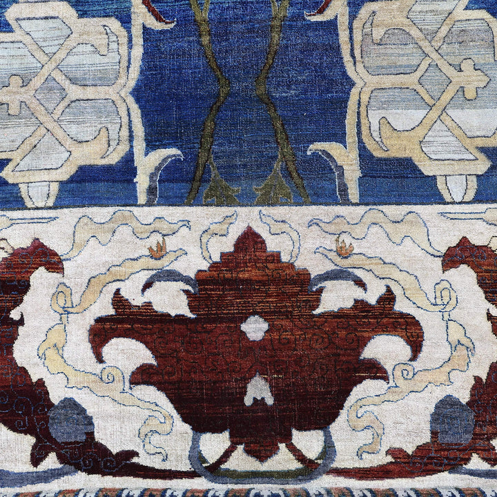 Blue Alchemy Traditional Wool Rug - 9'8" x 14'9"