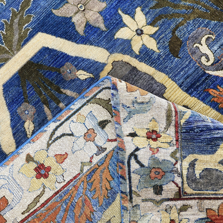 Blue Alchemy Traditional Wool Rug - 9'8" x 14'9"