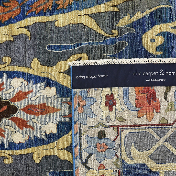 Blue Alchemy Traditional Wool Rug - 9'8" x 14'9"