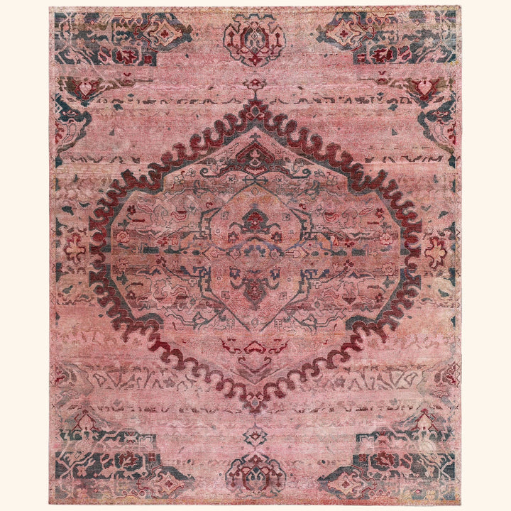 Pink Alchemy Traditional Silk Rug - 9'9" x 11'9"