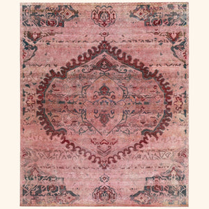 Pink Alchemy Traditional Silk Rug - 9'9" x 11'9"