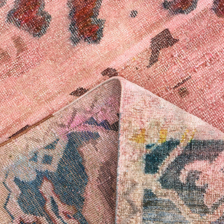 Pink Alchemy Traditional Silk Rug - 9'9" x 11'9"