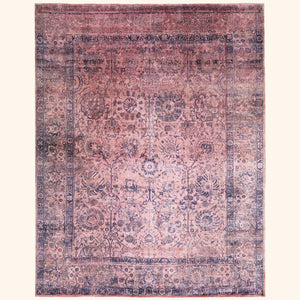 Pink Alchemy Traditional Silk Rug - 9'9" x 12'7"
