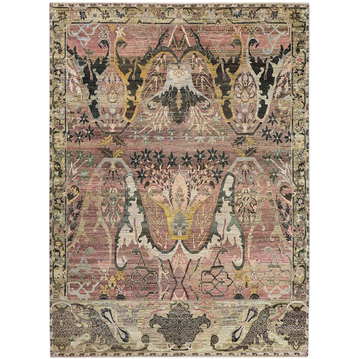 Pink Alchemy Traditional Wool Rug - 8'8" x 11'11"