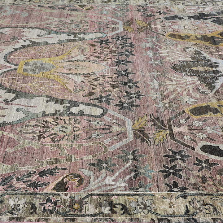 Pink Alchemy Traditional Wool Rug - 8'8" x 11'11"