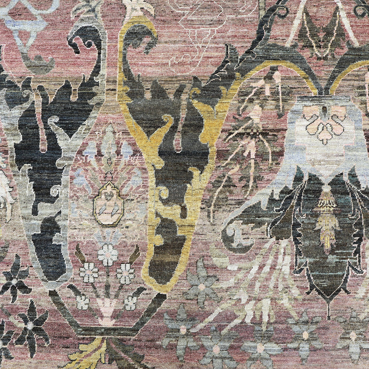 Pink Alchemy Traditional Wool Rug - 8'8" x 11'11"