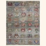 Grey Alchemy Contemporary Silk Rug - 8'10" x 11'9"