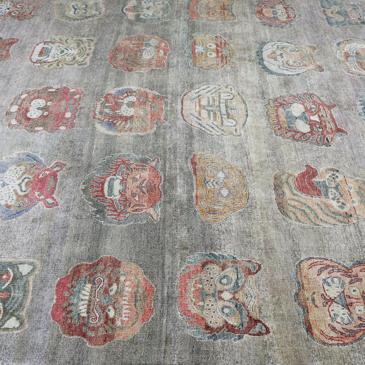 Grey Alchemy Contemporary Silk Rug - 8'10" x 11'9"