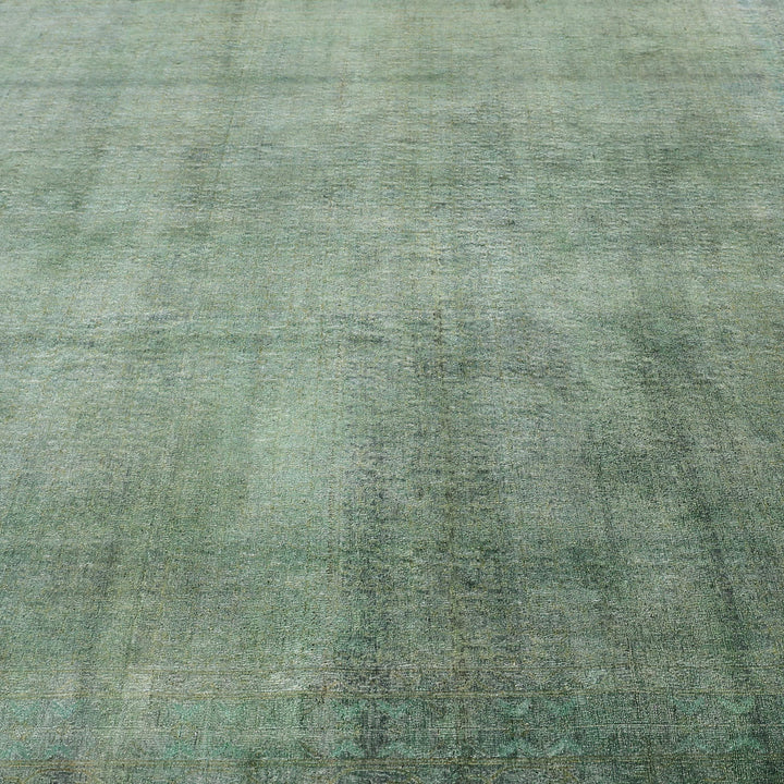 Teal Alchemy Transitional Silk Rug - 8'11" x 11'11"