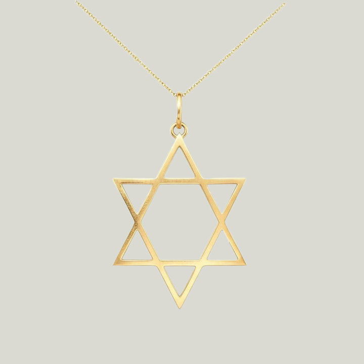 Image for 1970s 14KYG Magen David Pendant