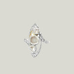 Image for French 18KYG & Plat Belle Epoque Diamond Ring