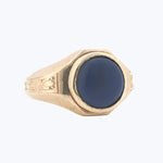 Image for J.E. Caldwell 10KYG Lapis Lazuli Ring Circa 1910