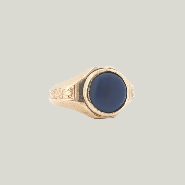 J.E. Caldwell Lapis Lazuli Ring Circa 1910