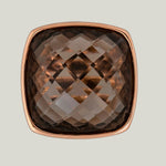 Image for Italian 14KRG Smokey Quartz Cocktail Ring