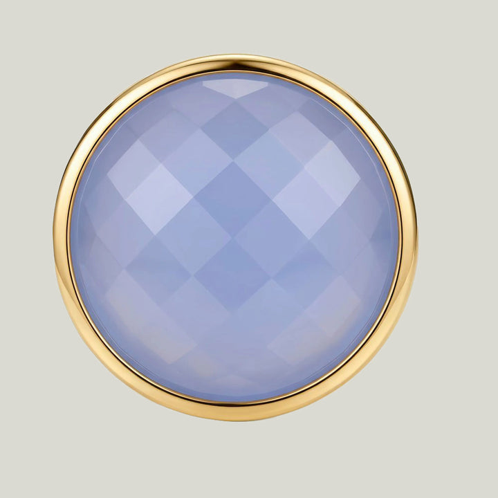 Image for Italian 14KYG Lavender Quartz Cocktail Ring