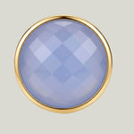 Image for Italian 14KYG Lavender Quartz Cocktail Ring