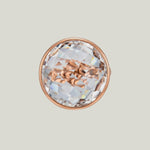 Image for Italian 14KYG Quartz Cocktail Ring