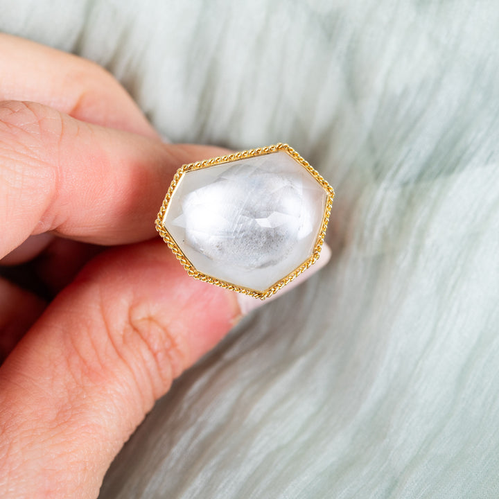 Image for 17.28 cts. Rock Crystal Ring in 18k