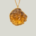 Image for One of a Kind Citrine Lion Necklace