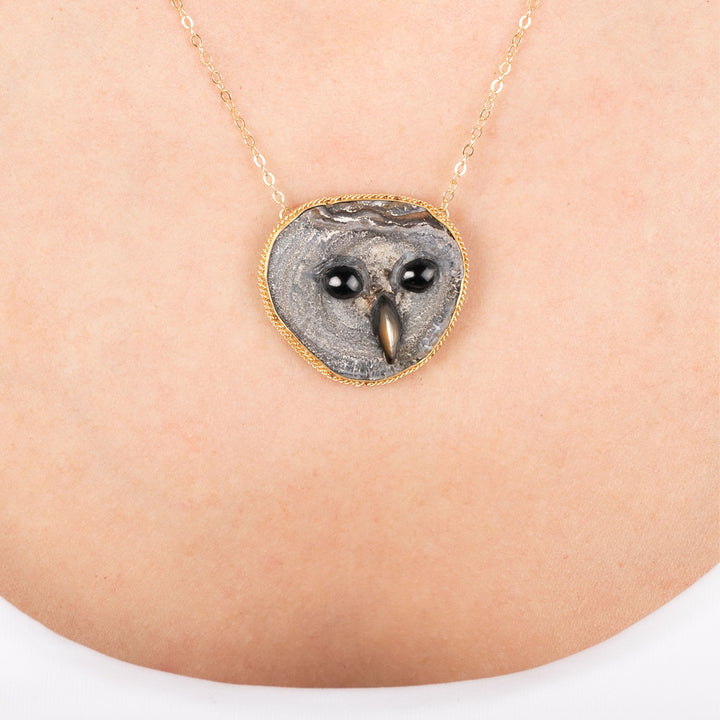 Image for One a Kind Owl Necklace
