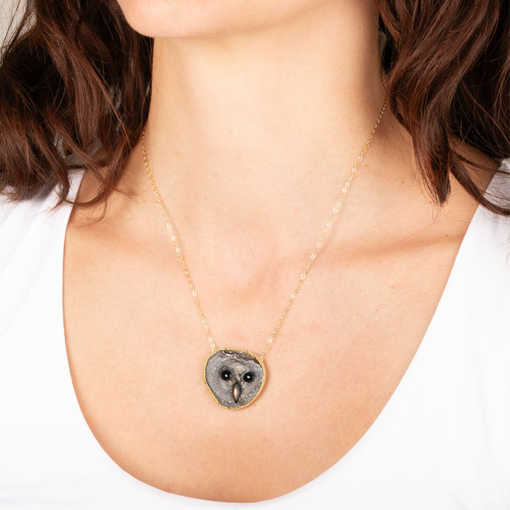 Image for One a Kind Owl Necklace