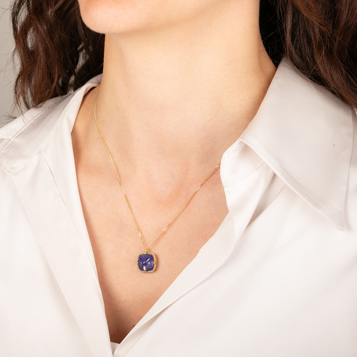 Image for One of a Kind Tanzanite Owl Necklace