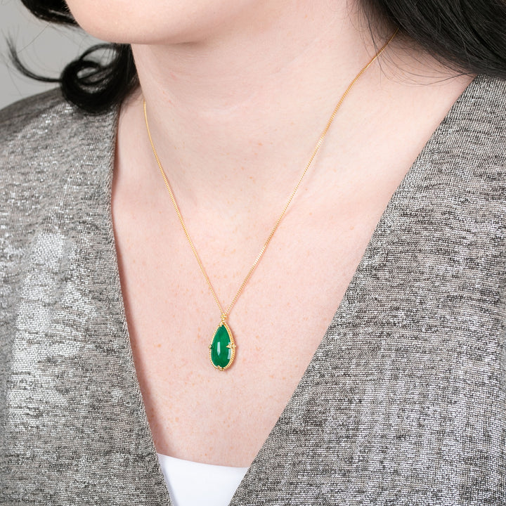 Image for 7.41 cts. Emerlad Necklace in 18k