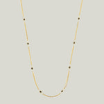 Image for 36" Whisper Chain Necklace with Black Diamonds