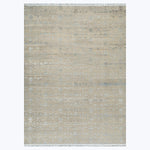 Image for Beige & Grey Transitional Wool Silk Blend Rug - 10' x 14'