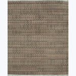 Image for Olive & Pink Transitional Wool Silk Blend Rug - 8' x 10'
