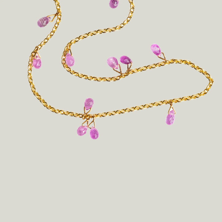 Image for Pink Briolette Necklace