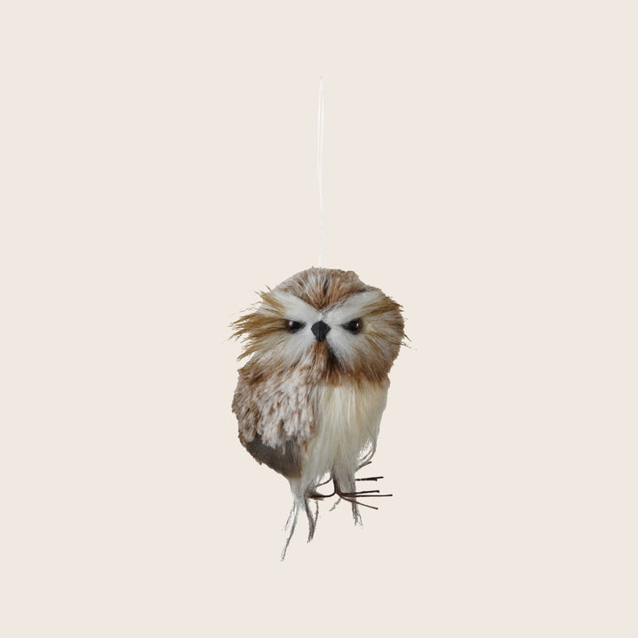 Image for Faux Fur Owl Ornament