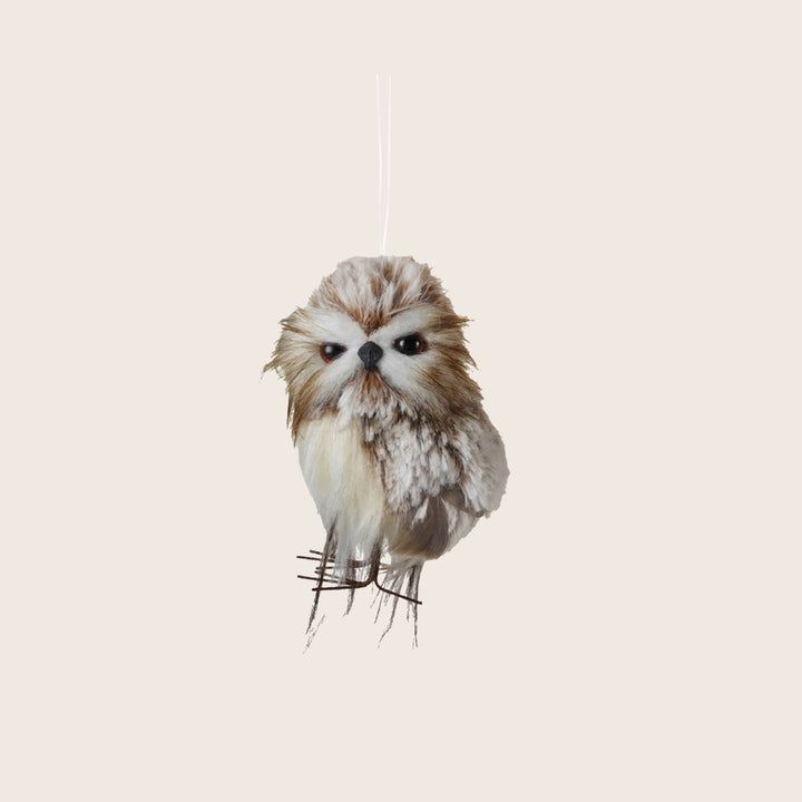 Image for Faux Fur Owl Ornament