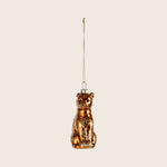 Image for Mercury Glass Bear Ornament with Glitter
