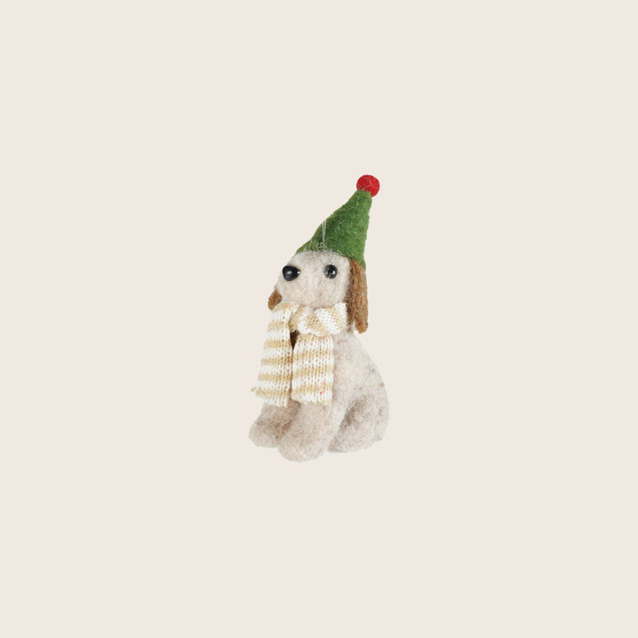 Image for Felt Dog Ornament, Assorted