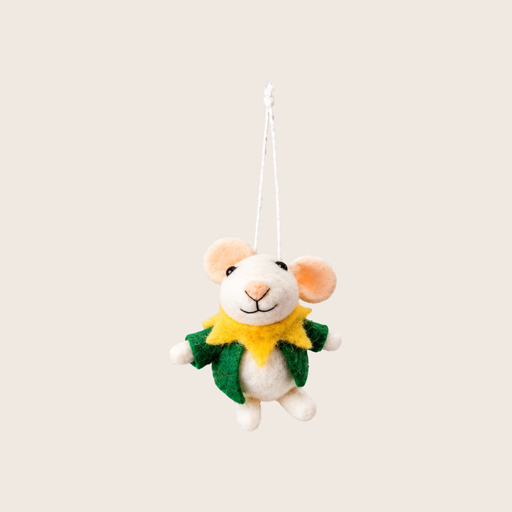 Image for Wool Mouse Ornament, Assorted