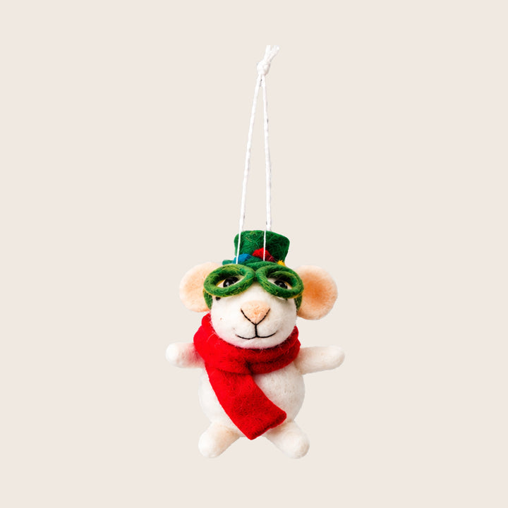 Image for Wool Mouse Ornament, Assorted