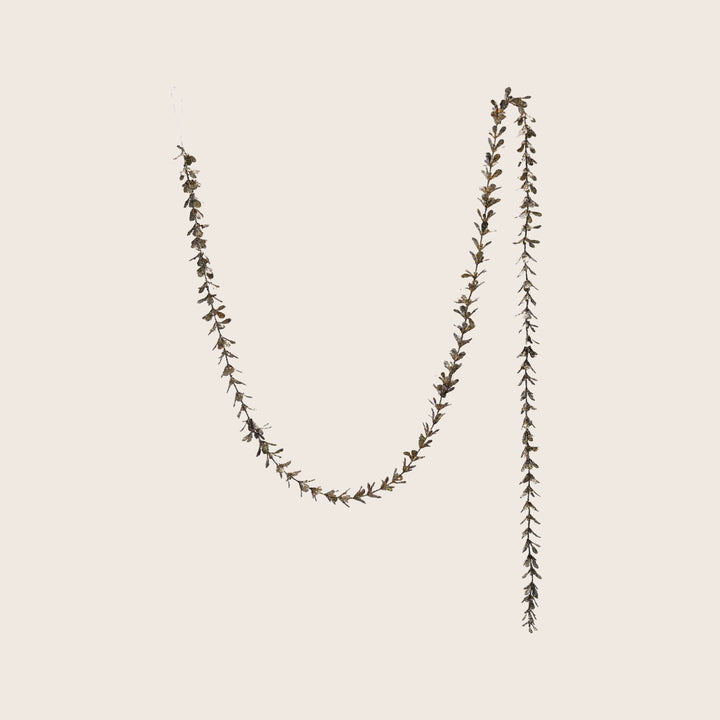 Image for Boxwood Champange Glitter Garland