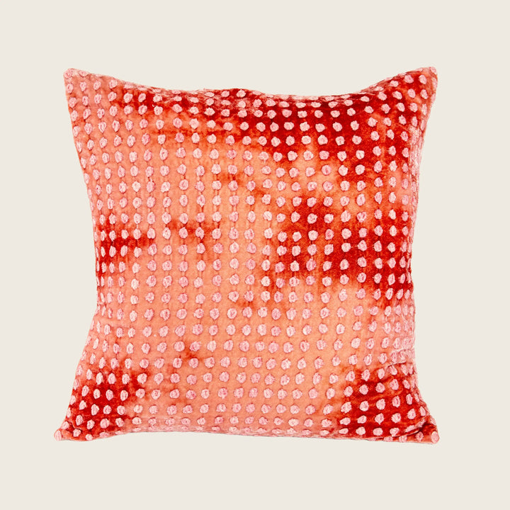 Dotty Silk Velvet Pillow