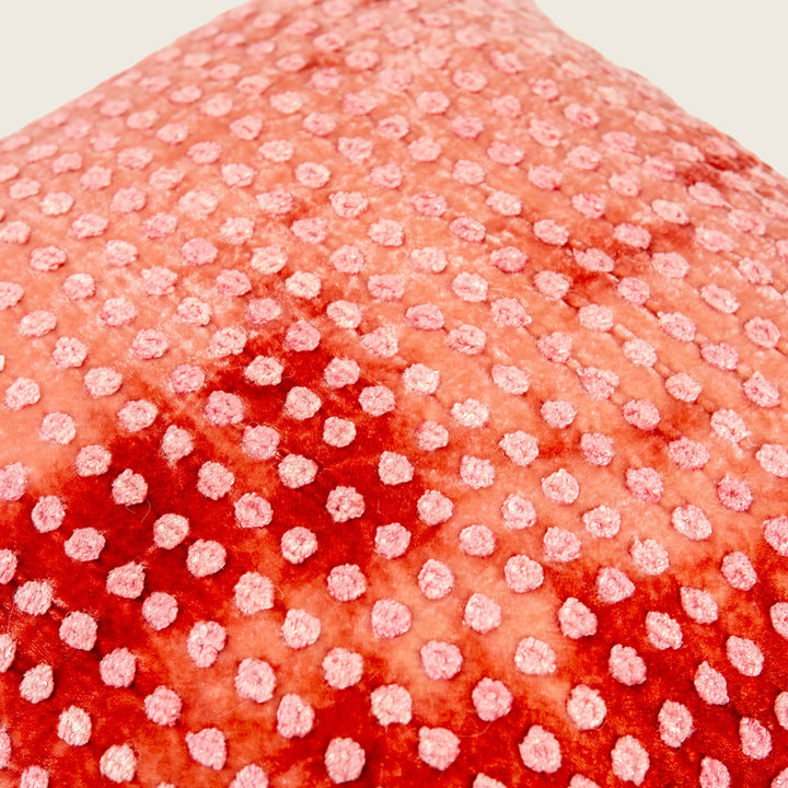 Dotty Silk Velvet Pillow