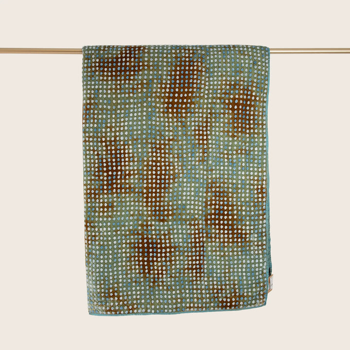 Dotty Silk Velvet Quilt