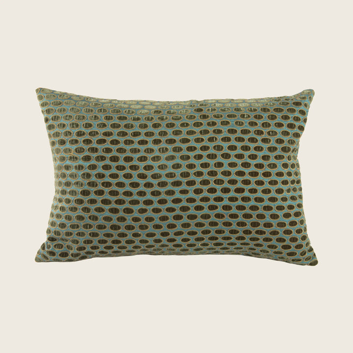 Image for Hello Silk Velvet Lumbar Pillow