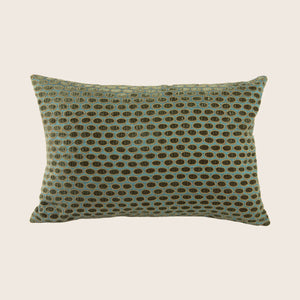 Image for Hello Silk Velvet Lumbar Pillow